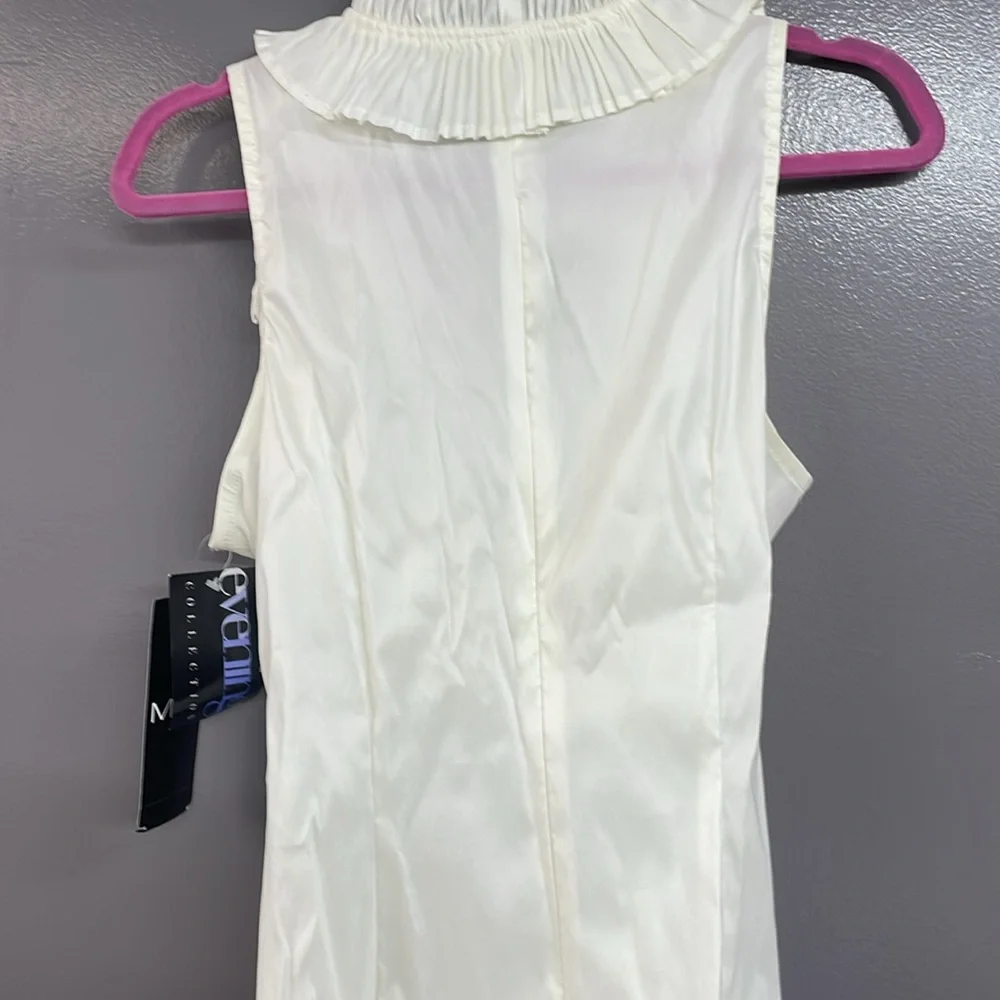 MSK Cream Ruffled Blouse - Picture 7 of 8